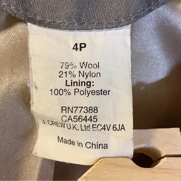 Women's Purple Hooded Coat Size 4P - Picture 3 of 5